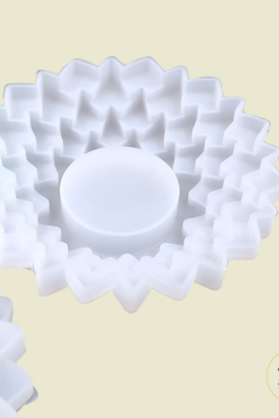 3d Flower t-light mold